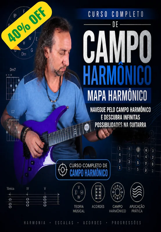 Capa oficial do curso Mapa Hamônico do Bruno Andrade
